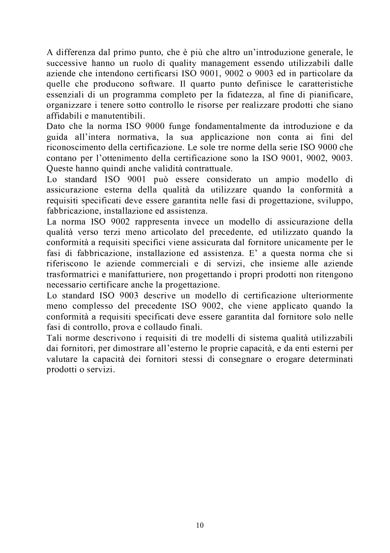 Anteprima della tesi: Risultati dei sistemi di qualità nelle aziende agroalimentari del Veneto, Pagina 5