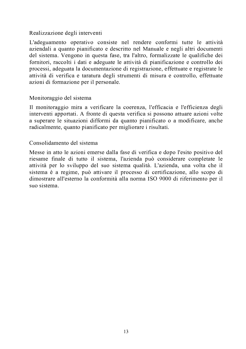Anteprima della tesi: Risultati dei sistemi di qualità nelle aziende agroalimentari del Veneto, Pagina 8