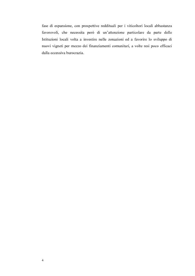 Anteprima della tesi: Evoluzione strutturale e legislativa del comparto vitivinicolo nazionale: il caso dei vini Doc della Maremma grossetana, Pagina 4
