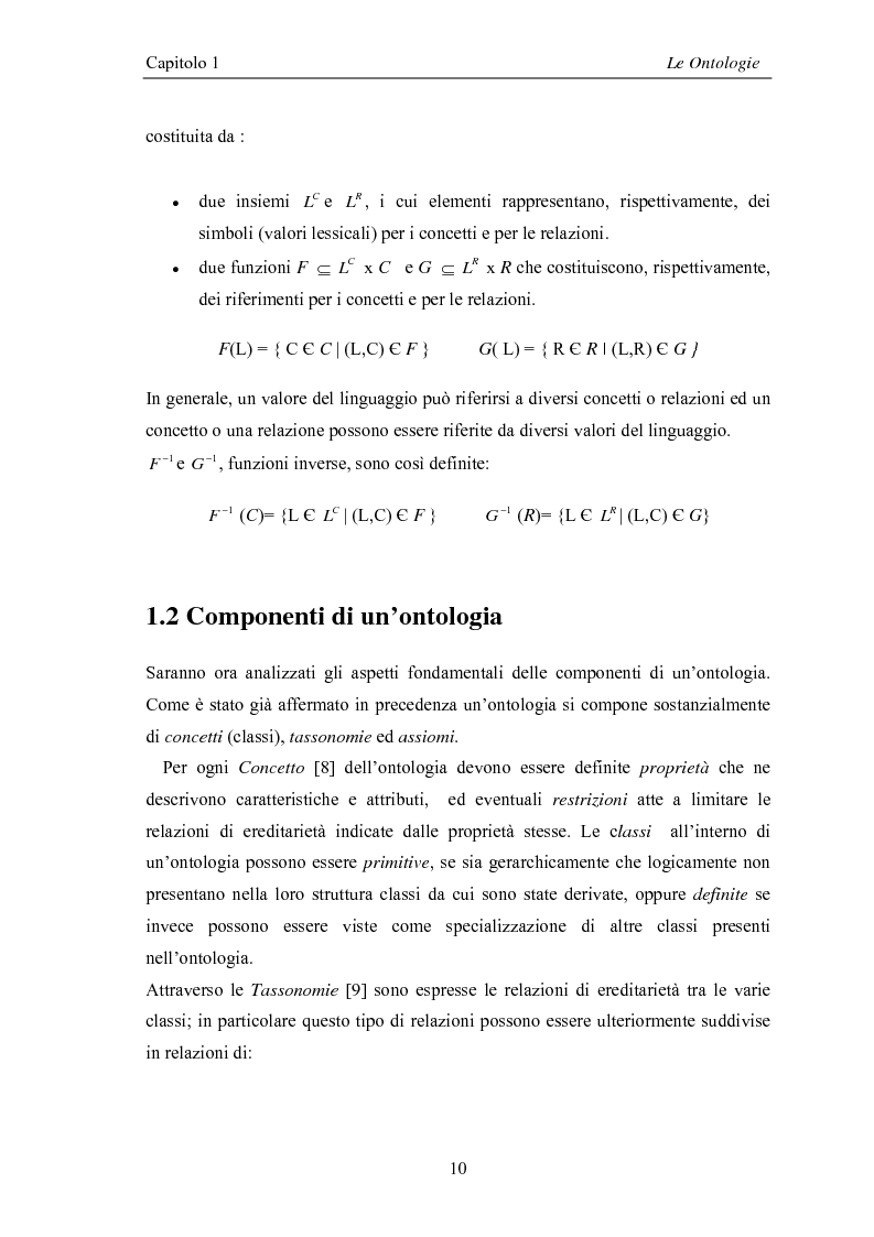 Anteprima della tesi: Visualizzazione ed elaborazione di ontologie: un'applicazione per la selezione di strumenti di data mining, Pagina 10