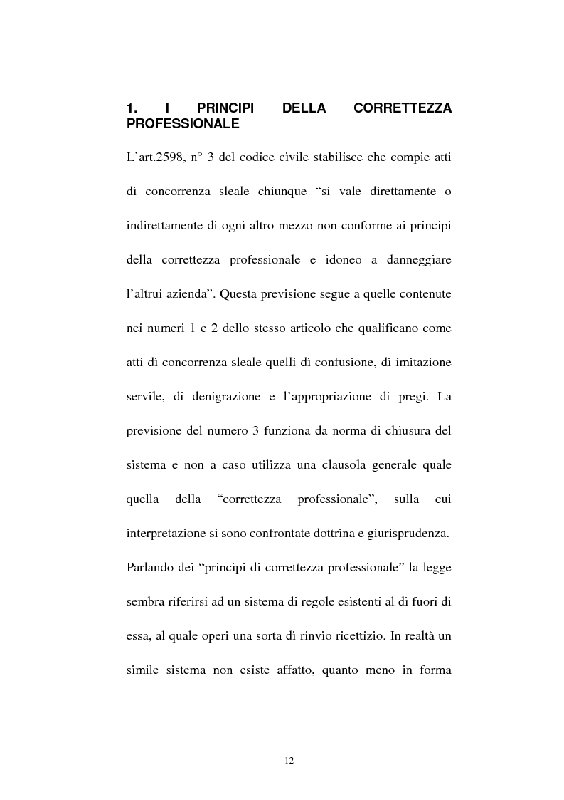Anteprima della tesi: La vendita sottocosto come fattispecie atipica di concorrenza sleale, Pagina 10