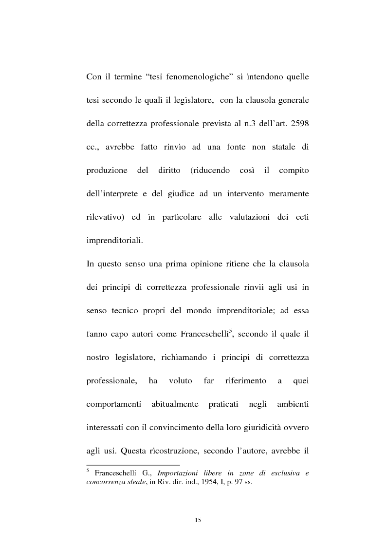 Anteprima della tesi: La vendita sottocosto come fattispecie atipica di concorrenza sleale, Pagina 13