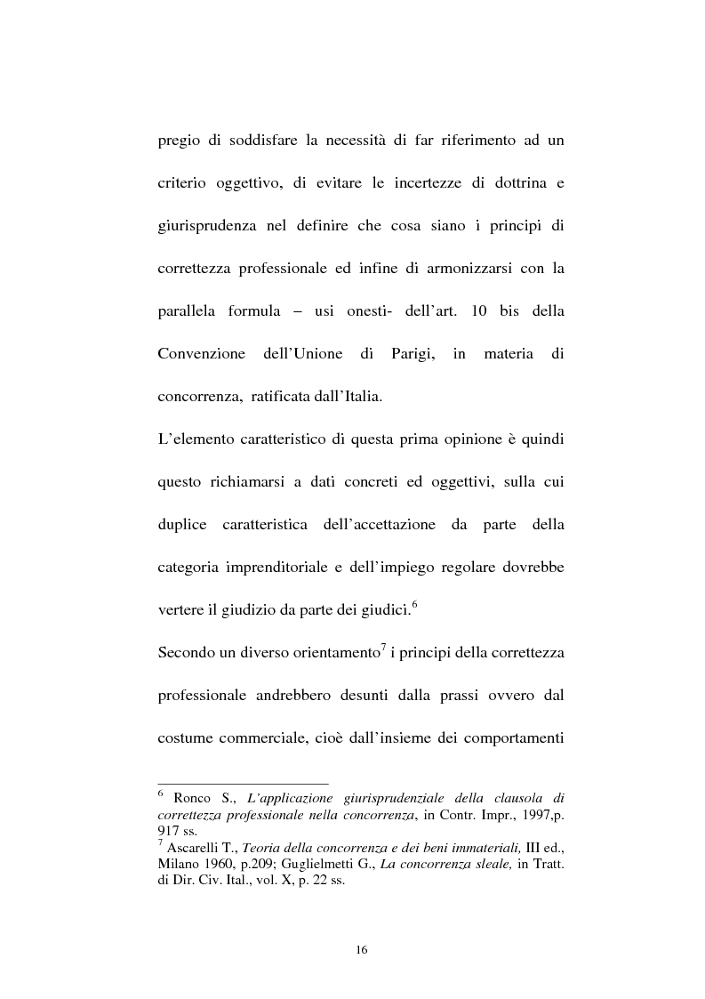 Anteprima della tesi: La vendita sottocosto come fattispecie atipica di concorrenza sleale, Pagina 14
