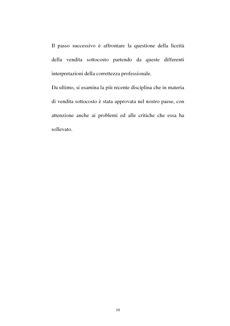 Anteprima della tesi: La vendita sottocosto come fattispecie atipica di concorrenza sleale, Pagina 8