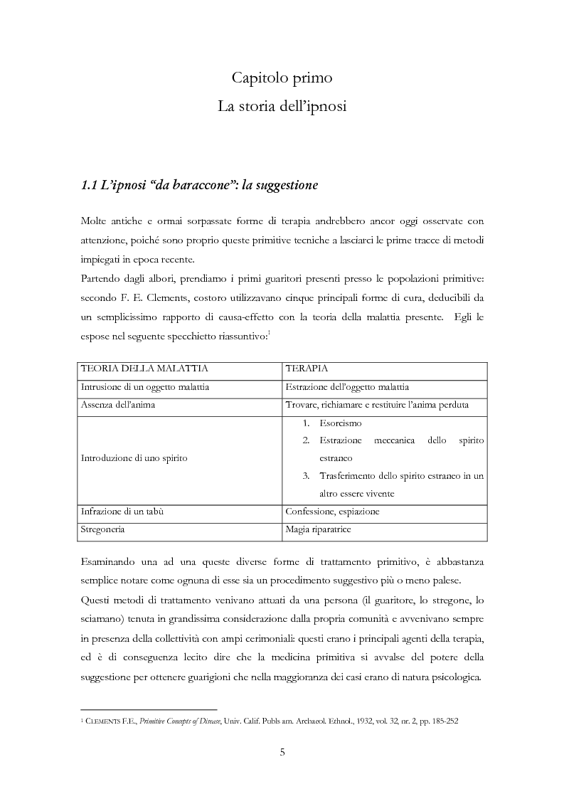 Anteprima della tesi: La psicoterapia ipnotica: Milton H. Erickson e i neo-ericksoniani, Pagina 3