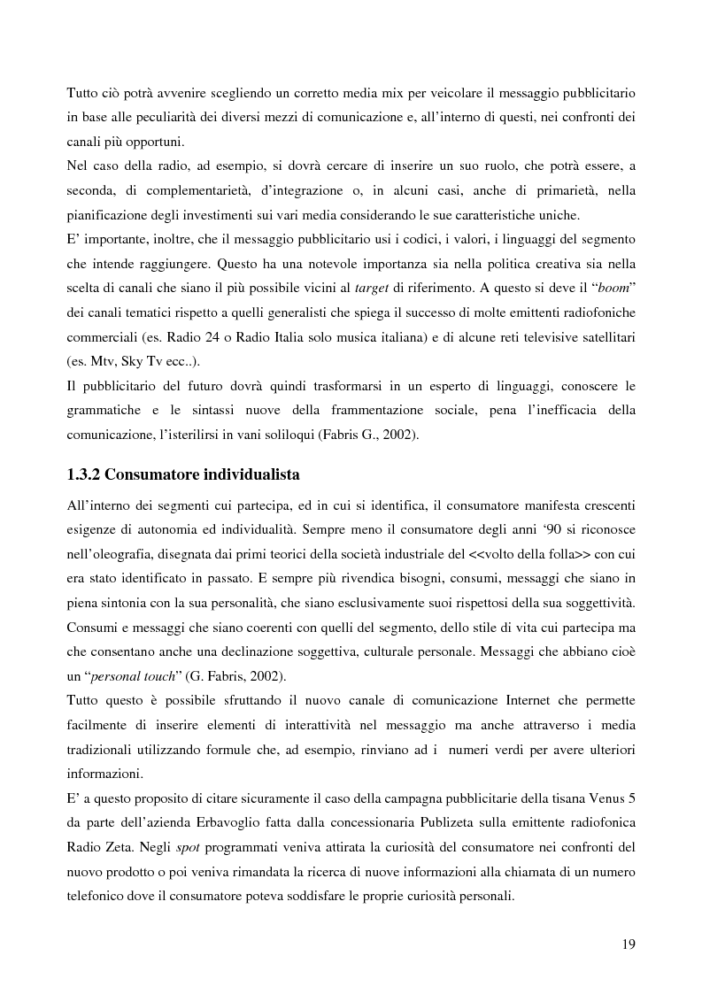 Anteprima della tesi: Le potenzialità promozionali del settore radiofonico, Pagina 15