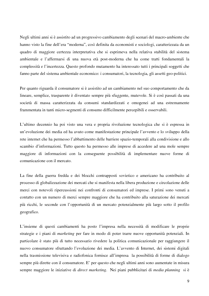 Anteprima della tesi: Le potenzialità promozionali del settore radiofonico, Pagina 5