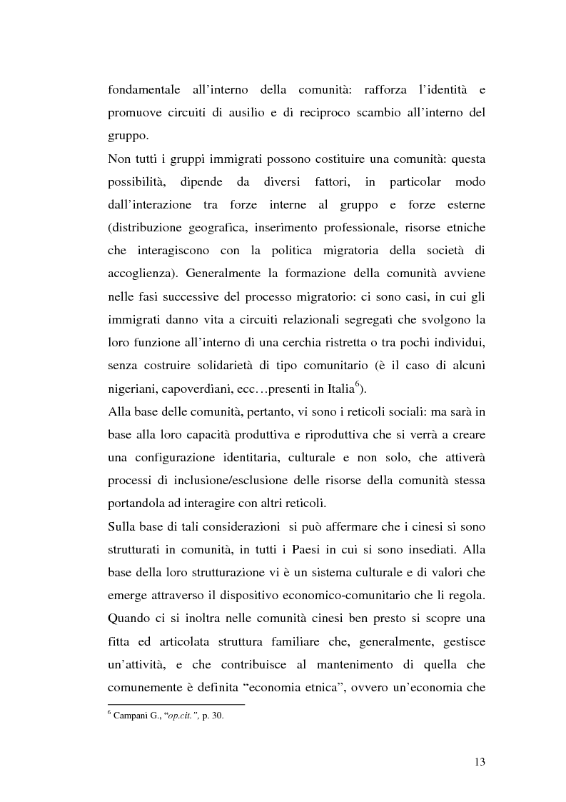 Anteprima della tesi: Comunità cinesi: analisi nell'area barese, Pagina 10