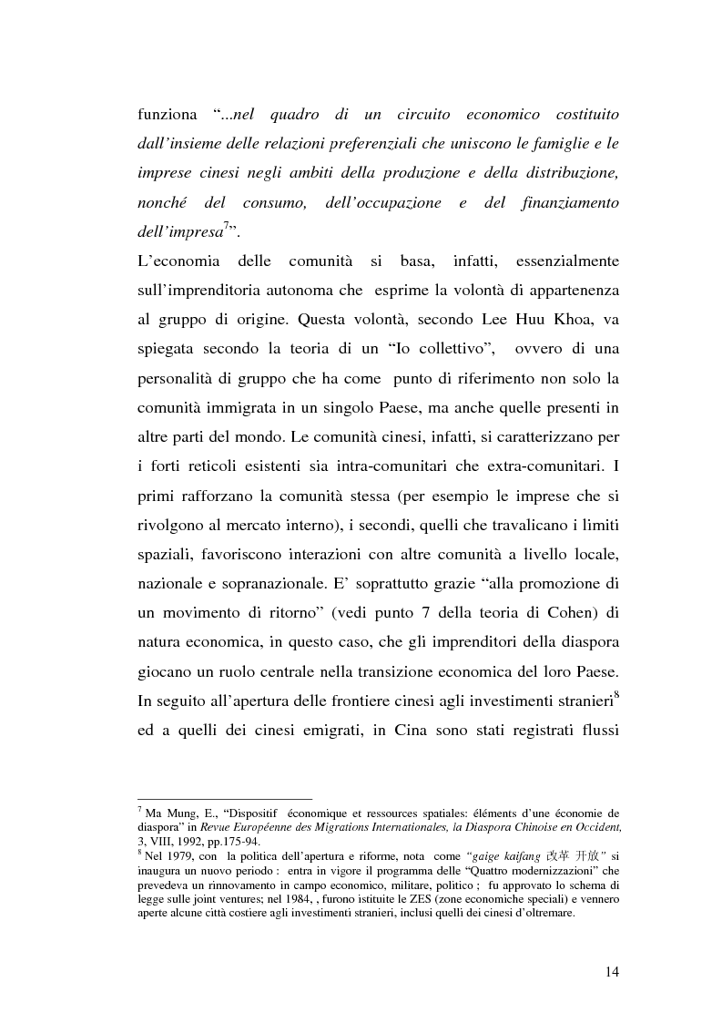 Anteprima della tesi: Comunità cinesi: analisi nell'area barese, Pagina 11