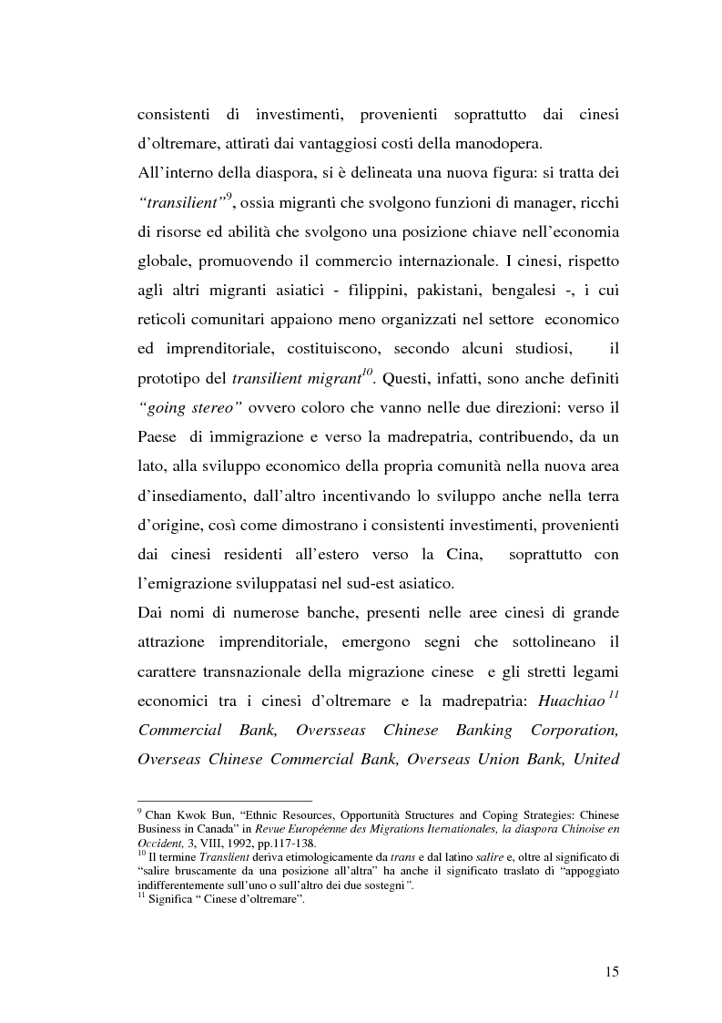 Anteprima della tesi: Comunità cinesi: analisi nell'area barese, Pagina 12