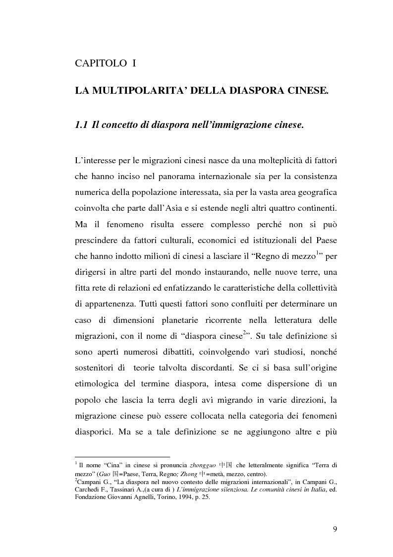 Anteprima della tesi: Comunità cinesi: analisi nell'area barese, Pagina 6