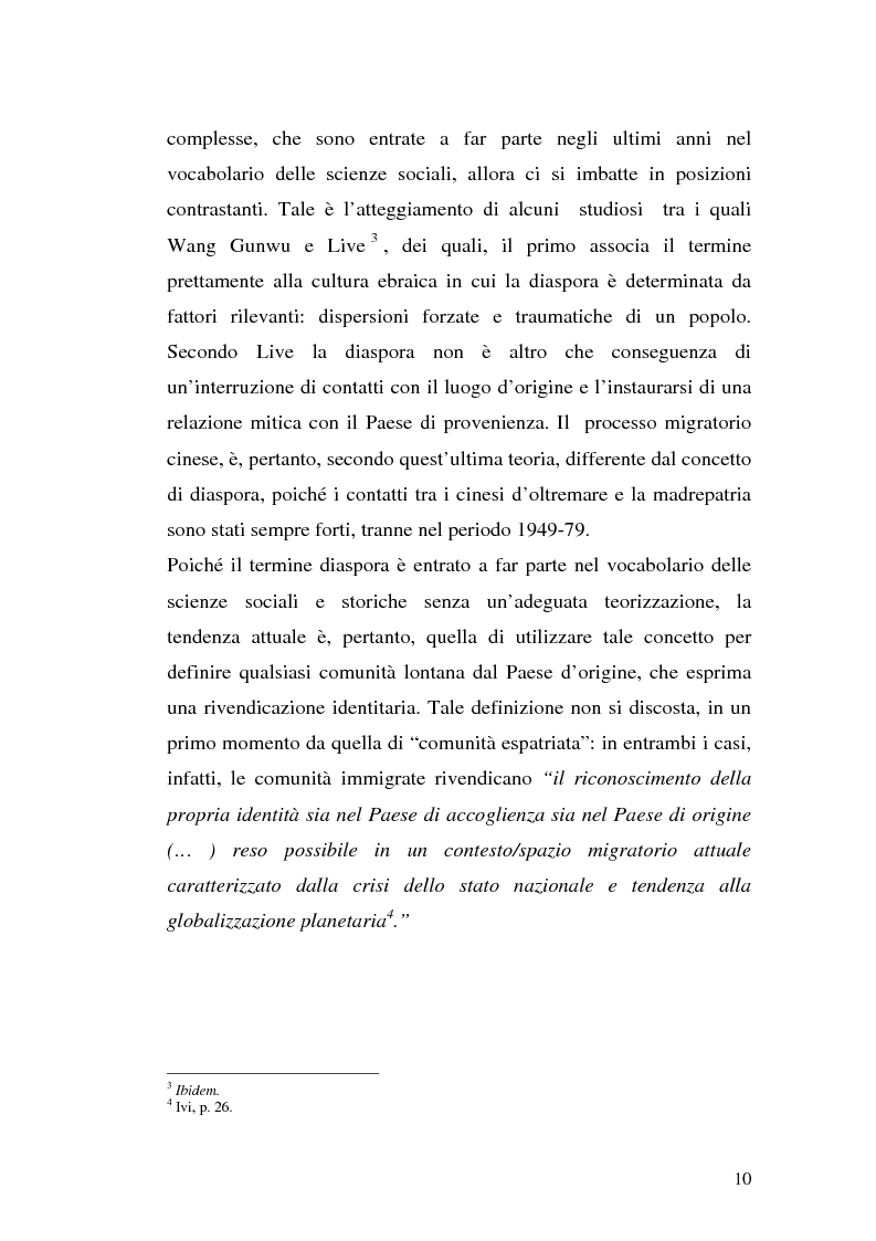 Anteprima della tesi: Comunità cinesi: analisi nell'area barese, Pagina 7