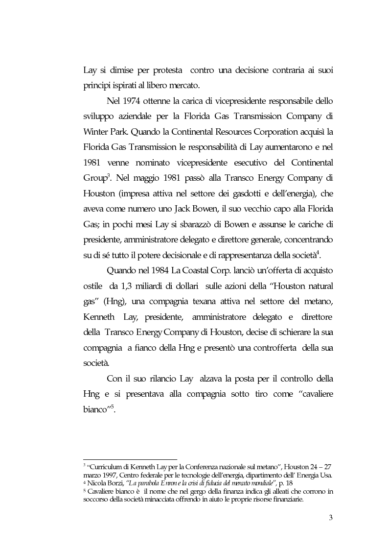 Anteprima della tesi: Principi di governance negli Usa: il caso Enron, Pagina 5