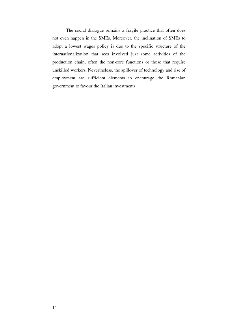 Anteprima della tesi: An Analysis of the Impact of Italian Industrial Investment in Romania: Economic, Political and Labour Implications, Pagina 4