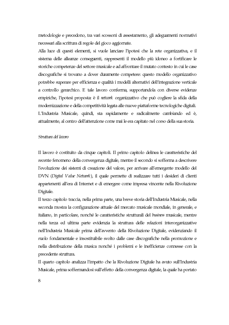 Anteprima della tesi: Convergenza digitale: un'analisi nel settore musicale, Pagina 2