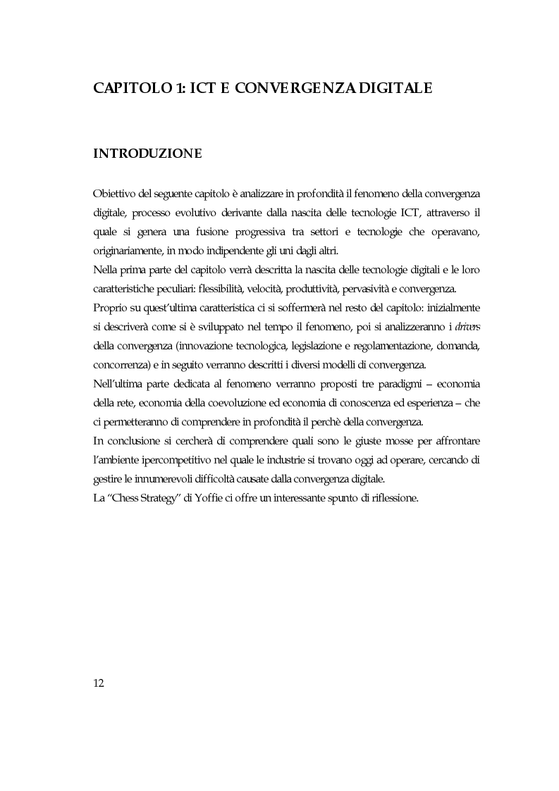 Anteprima della tesi: Convergenza digitale: un'analisi nel settore musicale, Pagina 6