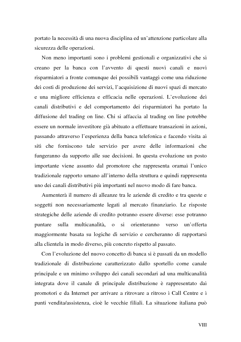 Anteprima della tesi: L'impatto di Internet sul risparmio, Pagina 8