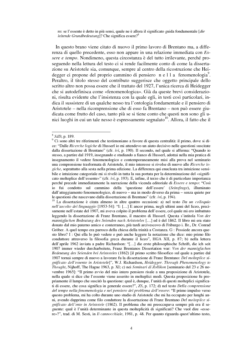 Anteprima della tesi: La questione dell’analogia in M. Heidegger, Pagina 4