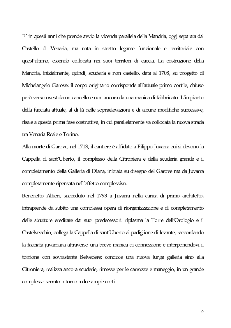 Anteprima della tesi: Un esempio di collaborazione tra museografia e resturo: l'allestimento degli spazi espositivi della Reggia di Veneria Reale all'interno del progetto di restauro e valorizzazione del Circuito delle Residenze Sabaude, Pagina 6