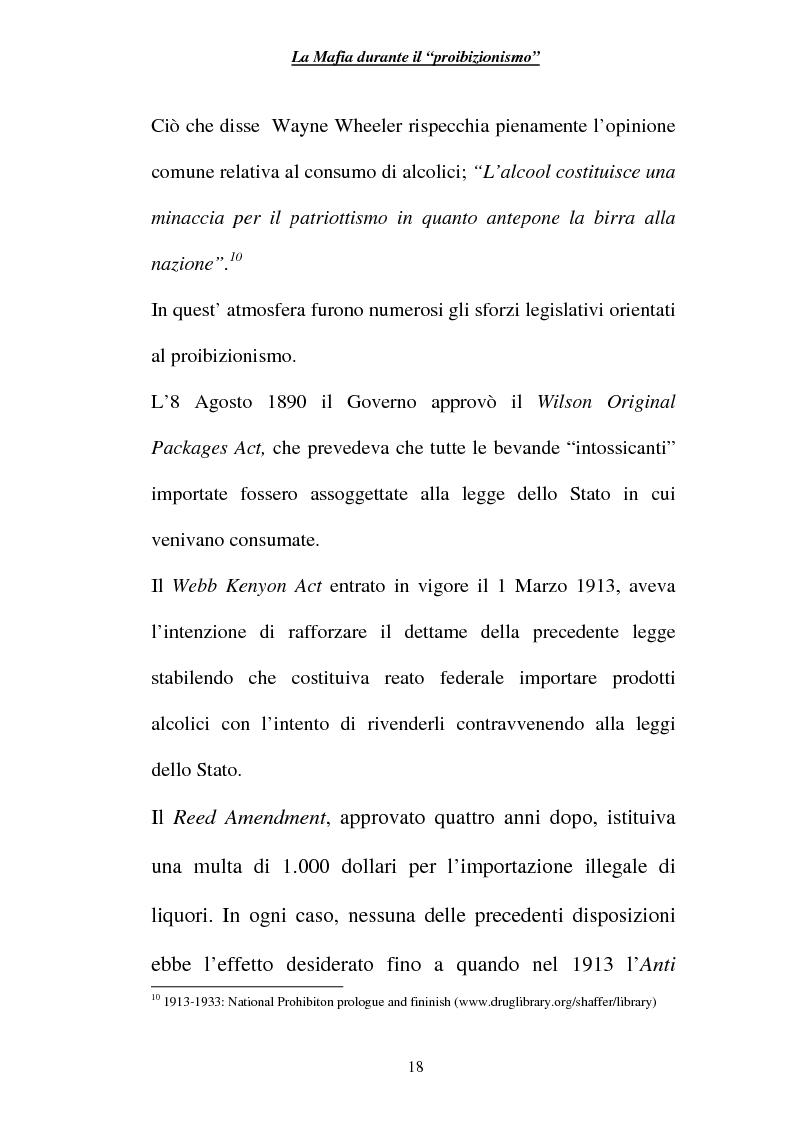 Anteprima della tesi: Criminalità ed economia: la mafia in America, Pagina 15