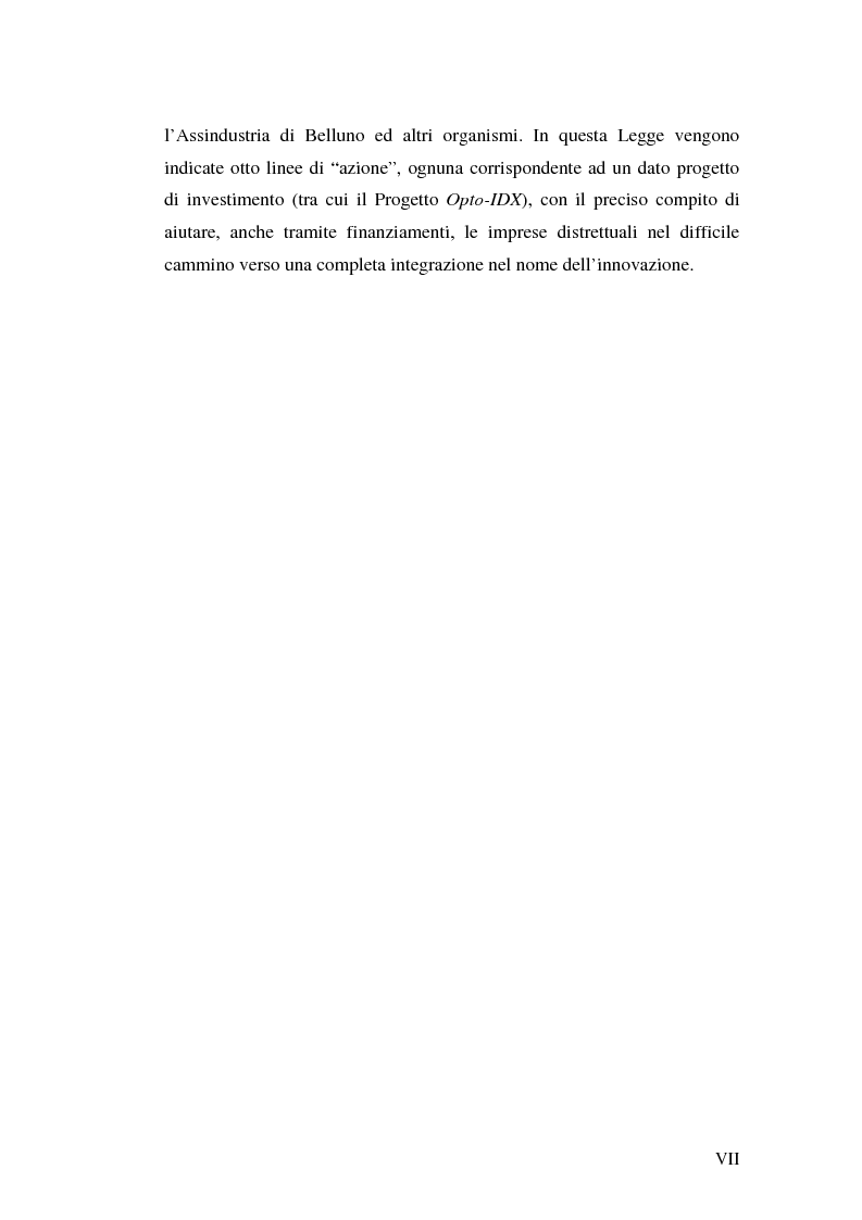 Anteprima della tesi: Le tecnologie informatiche come strumento di integrazione per le imprese. Il distretto digitale di Belluno e il progetto Opto-Idx, Pagina 7