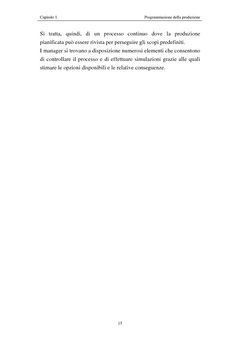 Anteprima della tesi: Procedure di programmazione della produzione di reparti produttivi di un team di Formula 1, Pagina 15