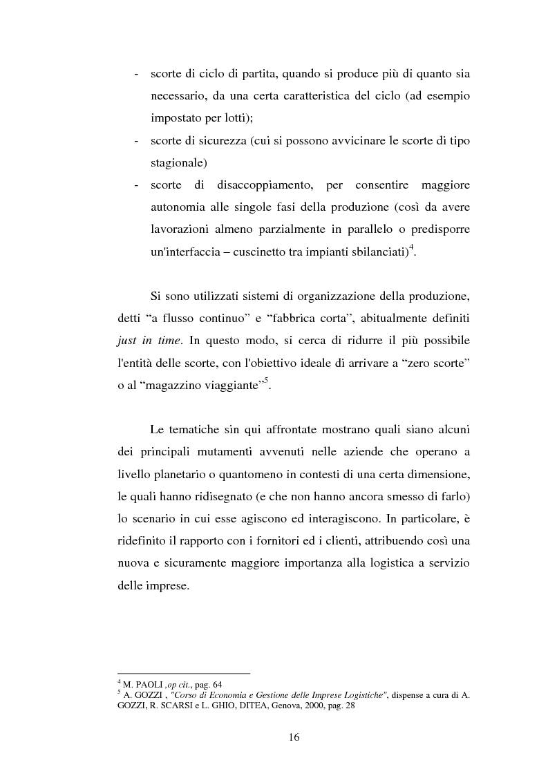 Anteprima della tesi: Analisi localizzativa di una base logistica a servizio del porto di Genova, Pagina 10