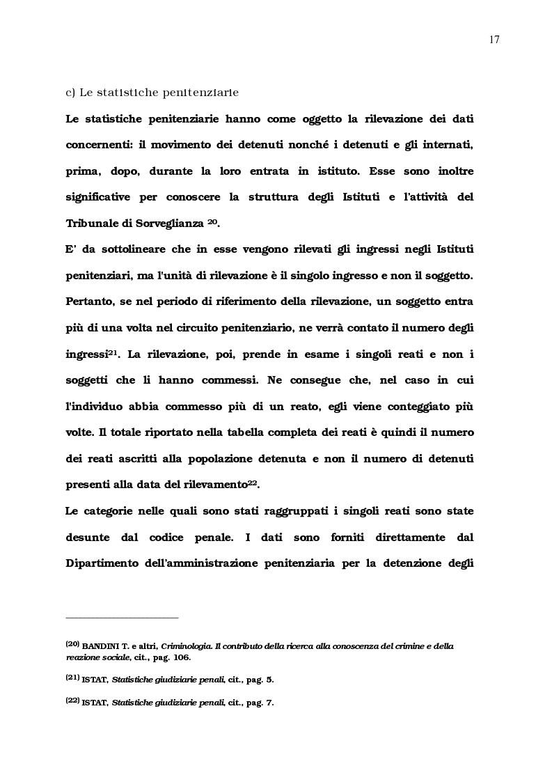 Anteprima della tesi: La diffusione del comportamento criminale: il problema del campo oscuro, Pagina 11