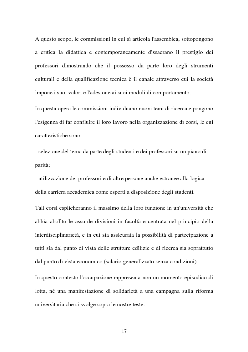 Anteprima della tesi: Rapporti tra partiti politici e movimenti di contestazione giovanili dal 1968 al 1998, Pagina 14