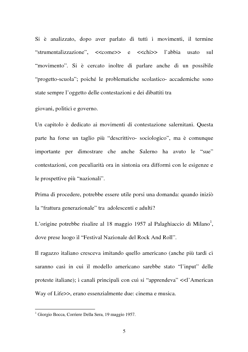 Anteprima della tesi: Rapporti tra partiti politici e movimenti di contestazione giovanili dal 1968 al 1998, Pagina 2