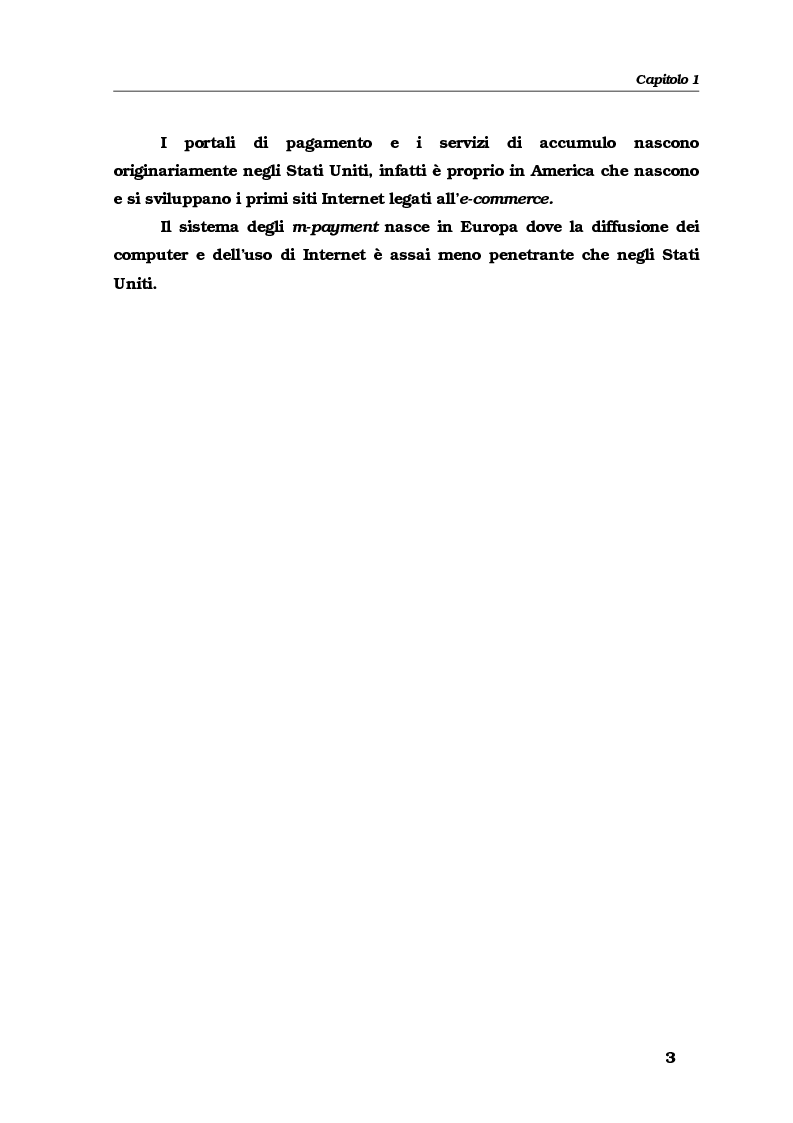 Anteprima della tesi: Gli strumenti e i servizi di pagamento innovativi: funzionamento, soggetti e rischio operativo, Pagina 6