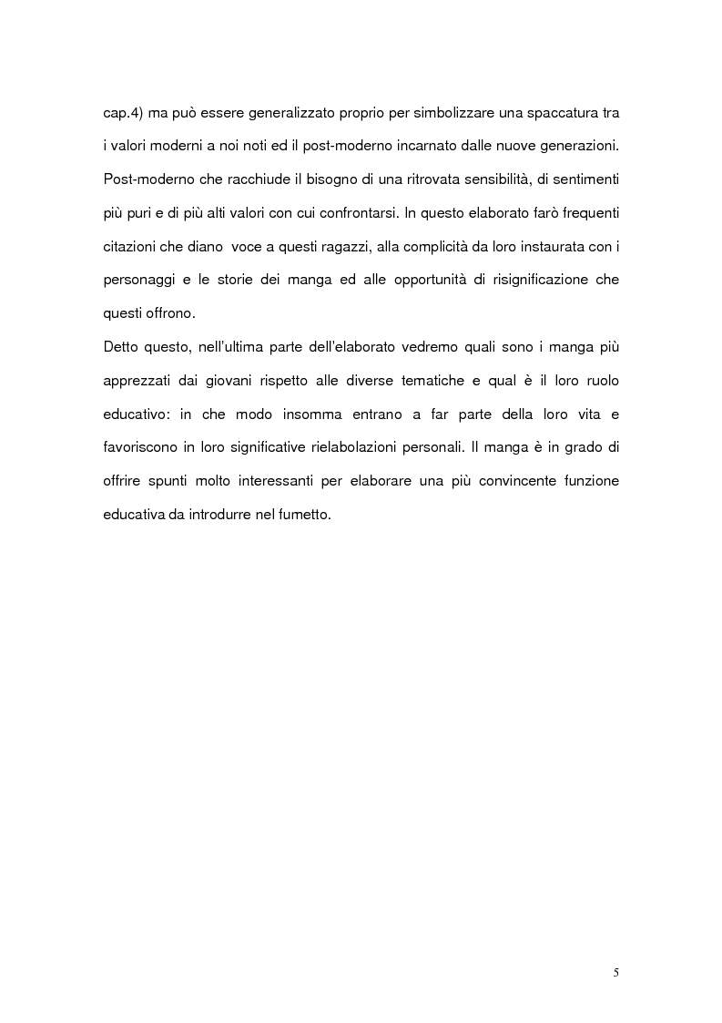 Anteprima della tesi: La funzione pedagogica di fumetti e manga, Pagina 3