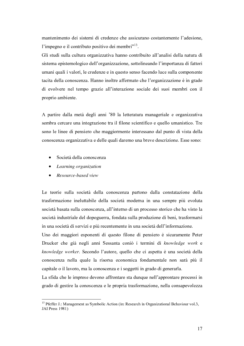 Anteprima della tesi: Una nuova via all'innovazione: creare e gestire la conoscenza grazie al knowledge management, Pagina 10