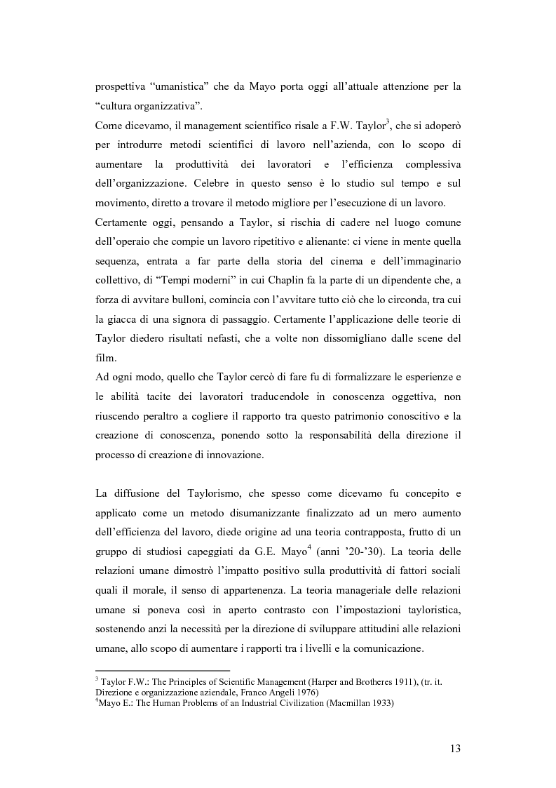 Anteprima della tesi: Una nuova via all'innovazione: creare e gestire la conoscenza grazie al knowledge management, Pagina 6