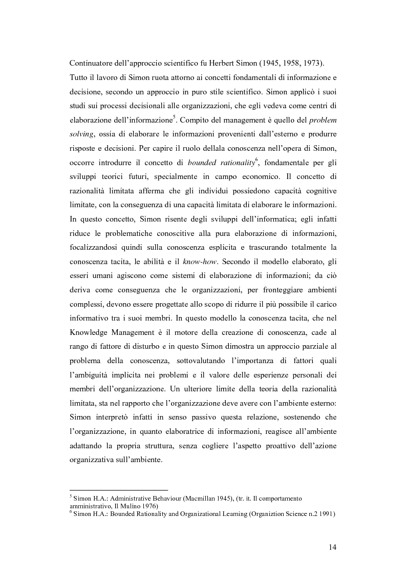 Anteprima della tesi: Una nuova via all'innovazione: creare e gestire la conoscenza grazie al knowledge management, Pagina 7