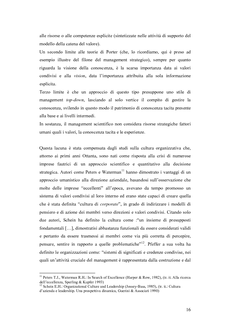 Anteprima della tesi: Una nuova via all'innovazione: creare e gestire la conoscenza grazie al knowledge management, Pagina 9