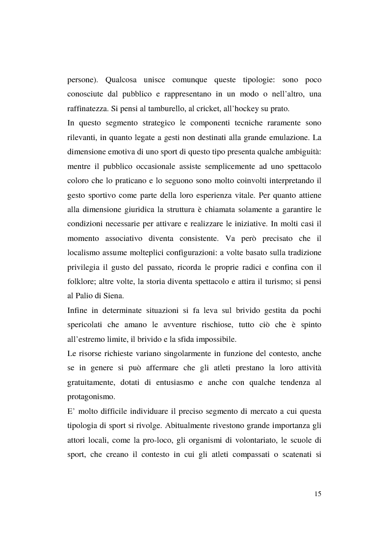 Anteprima della tesi: Misurazione e comunicazione nelle aziende sportive non profit. Il caso Polisportiva Paolo Poggi, Pagina 12