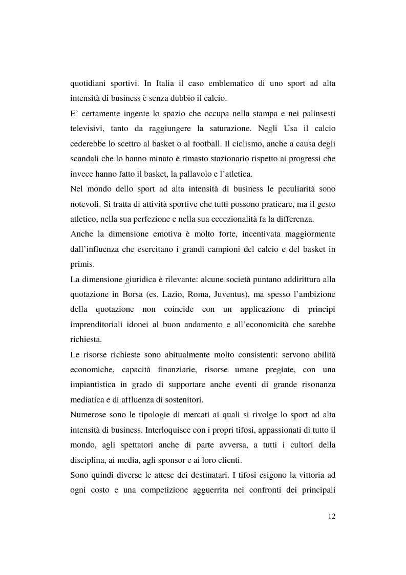 Anteprima della tesi: Misurazione e comunicazione nelle aziende sportive non profit. Il caso Polisportiva Paolo Poggi, Pagina 9