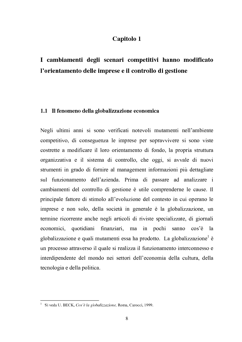 Anteprima della tesi: Il sistema di reporting: il caso Despar Calabria, Pagina 8