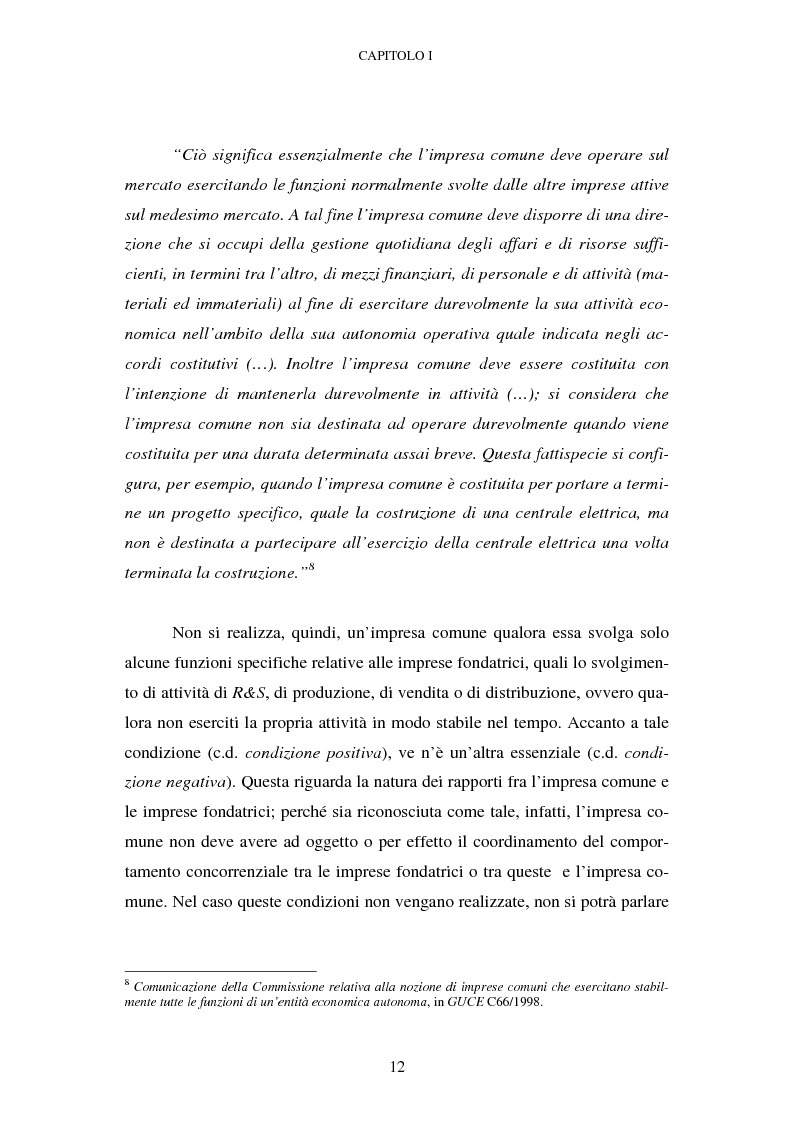 Anteprima della tesi: Evoluzione recente e prospettive di riforma della disciplina comunitaria delle concentrazioni orizzontali, Pagina 6