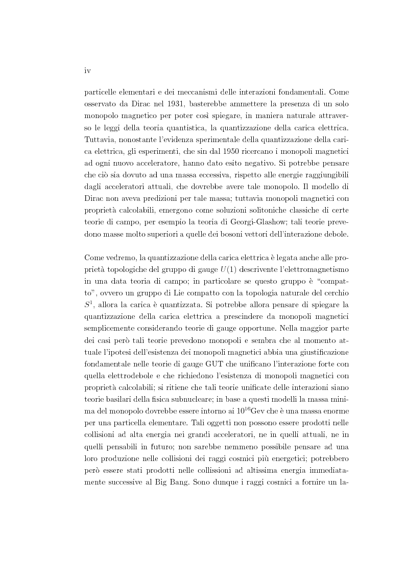 Anteprima della tesi: Dualità elettromagnetica e condizione di quantizzazione di Dirac della carica su quadri-varietà, Pagina 4
