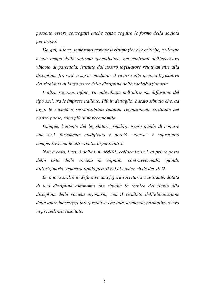 Anteprima della tesi: L'emissione di titoli di debito nella ''nuova'' srl, Pagina 2
