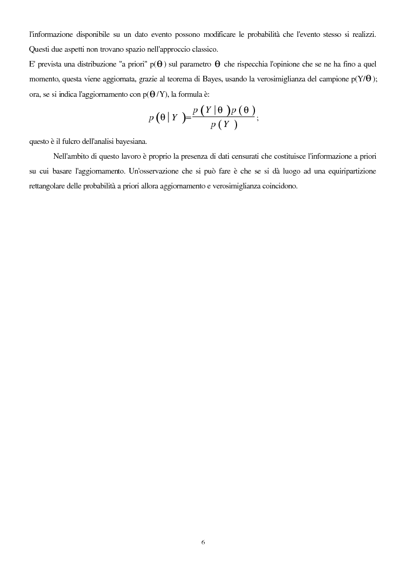 Anteprima della tesi: Tecniche di trattamento del selection bias in campioni censurati, Pagina 2