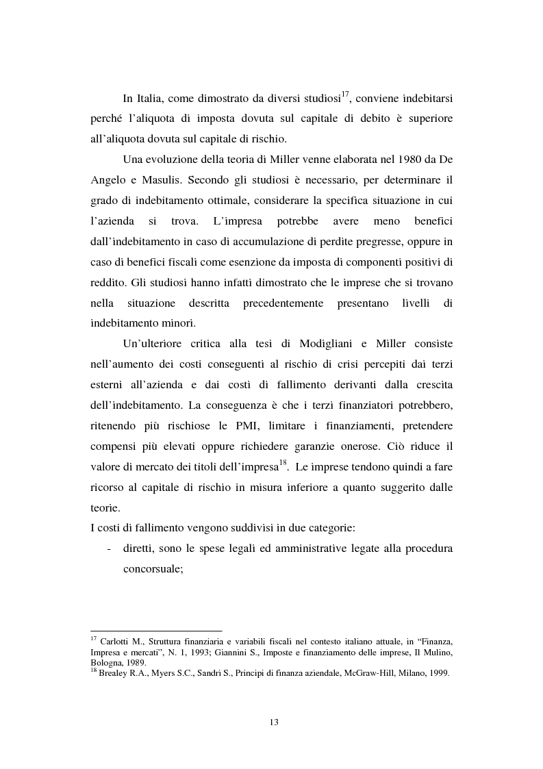 Anteprima della tesi: Gli effetti di Basilea II sulle piccole e medie imprese, Pagina 13