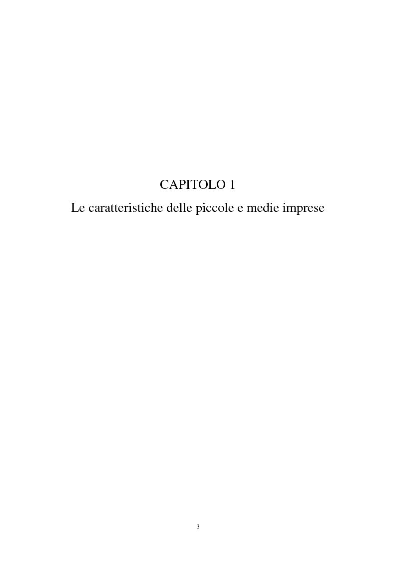 Anteprima della tesi: Gli effetti di Basilea II sulle piccole e medie imprese, Pagina 3