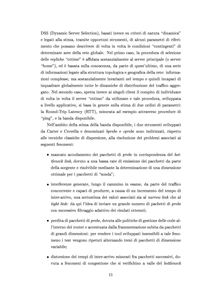 Anteprima della tesi: Tecniche di stima delle risorse di rete per servizi differenziati, Pagina 9