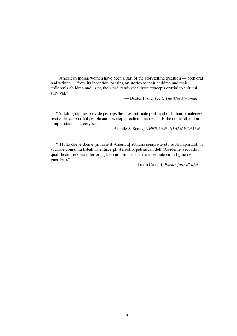 Anteprima della tesi: Indian Women's Autobiographies, Pagina 5
