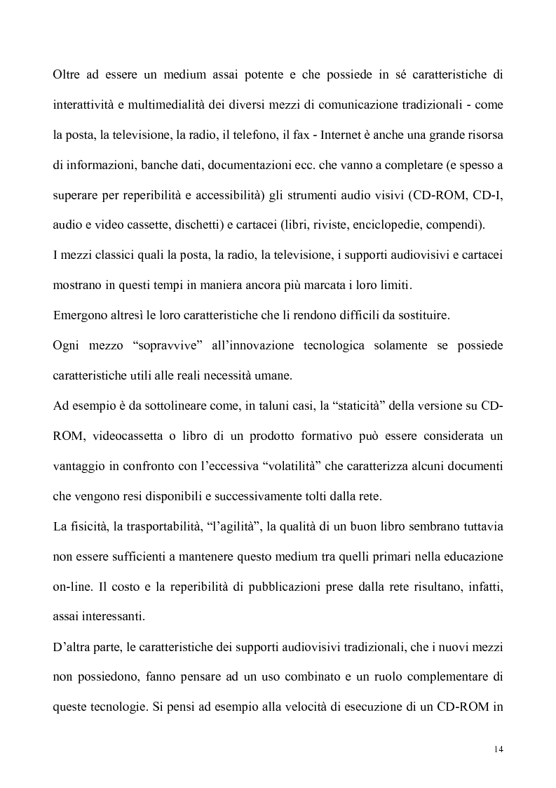 Anteprima della tesi: Monitoraggio delle attività utente nei sistemi di formazione a distanza via rete, Pagina 11