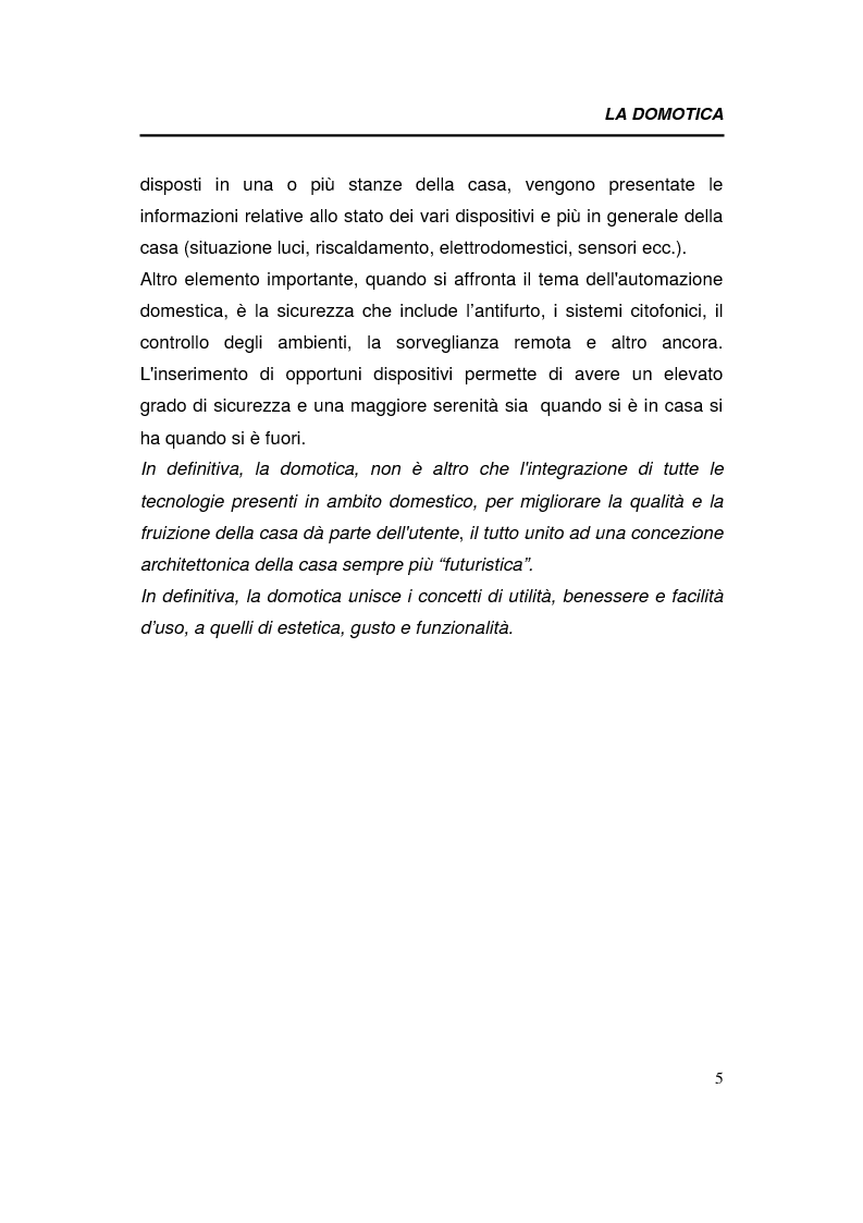 Anteprima della tesi: Relazioni interorganizzative e problematiche connesse allo sviluppo di uno standard tecnologico nel business della domotica: caso Bticino, Pagina 5