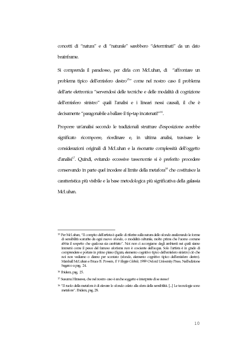 Anteprima della tesi: McLuhan e McLuhanismi nella produzione artistica di Susumu Hirasawa, Pagina 6